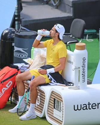 12.06.2024, BossOpen 2024, ATP, Tennis Herren Tour, TC Weissenhof, Stuttgart, Tennis, im Bild: Lorenzo Muretti (ITA)