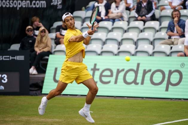 BOSS Open ATP, Tennis Herren 250 2024; Stuttgart, 12.06.2024 Lorenzo Musetti (ITA, Italien); BOSS Open 2024, ATP 250, Anlage des TC Weissenhof am 12.06.2024, Stuttgart. Copyright: xBEAUTIFULxSPORTSx Pajonkx