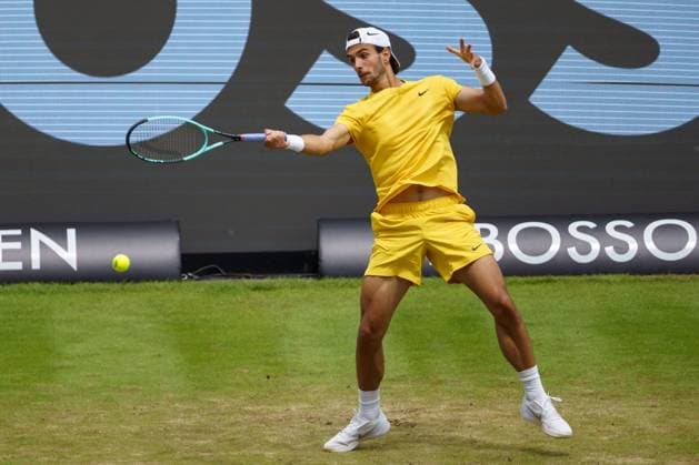BOSS Open ATP, Tennis Herren 250 2024; Stuttgart, 12.06.2024 Lorenzo Musetti (ITA, Italien); BOSS Open 2024, ATP 250, Anlage des TC Weissenhof am 12.06.2024, Stuttgart. Copyright: xBEAUTIFULxSPORTSx Pajonkx