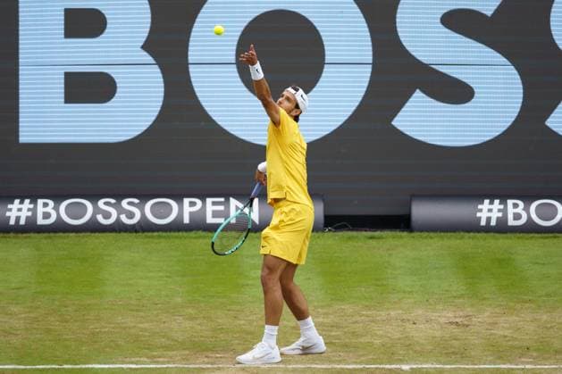 BOSS Open ATP, Tennis Herren 250 2024; Stuttgart, 12.06.2024 Lorenzo Musetti (ITA, Italien); BOSS Open 2024, ATP 250, Anlage des TC Weissenhof am 12.06.2024, Stuttgart. Copyright: xBEAUTIFULxSPORTSx Pajonkx