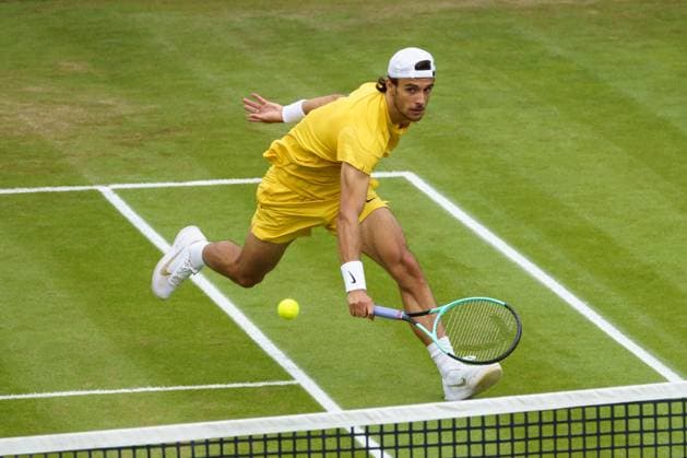 BOSS Open ATP, Tennis Herren 250 2024; Stuttgart, 12.06.2024 Lorenzo Musetti (ITA, Italien); BOSS Open 2024, ATP 250, Anlage des TC Weissenhof am 12.06.2024, Stuttgart. Copyright: xBEAUTIFULxSPORTSx Pajonkx