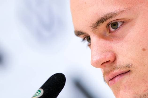 Florian Wirtz (Deutschland , 17), GER, DFB, Pressekonferenz, Fussball Herren Nationalmannschaft Deutschland, UEFA Fussball Europameisterschaft 2024,Herzogenaurach 12.06.2024. GER, DFB, Pressekonferenz, Fussball Herren Nationalmannschaft Deutschland, UEFA Fussball Europameisterschaft 2024,Herzogenaurach 12.06.2024. Herzogenaurach Copyright: xEibner-Pressefoto FlorianxWieganx EP_FWD