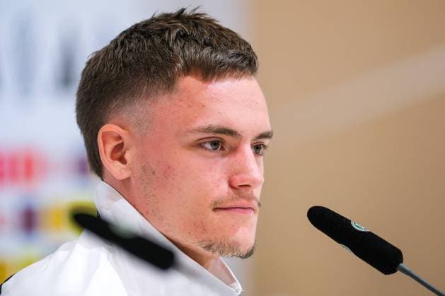 Florian Wirtz (Deutschland , 17) GER, DFB, Pressekonferenz, Fussball Herren Nationalmannschaft Deutschland, UEFA Fussball Europameisterschaft 2024,Herzogenaurach 12.06.2024. GER, DFB, Pressekonferenz, Fussball Herren Nationalmannschaft Deutschland, UEFA Fussball Europameisterschaft 2024,Herzogenaurach 12.06.2024. Herzogenaurach Copyright: xEibner-Pressefoto FlorianxWieganx EP_FWD