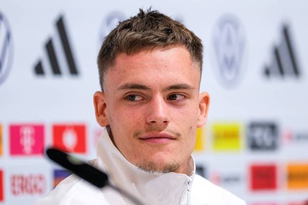 Florian Wirtz (Deutschland , 17), GER, DFB, Pressekonferenz, Fussball Herren Nationalmannschaft Deutschland, UEFA Fussball Europameisterschaft 2024,Herzogenaurach 12.06.2024. GER, DFB, Pressekonferenz, Fussball Herren Nationalmannschaft Deutschland, UEFA Fussball Europameisterschaft 2024,Herzogenaurach 12.06.2024. Herzogenaurach Copyright: xEibner-Pressefoto FlorianxWieganx EP_FWD