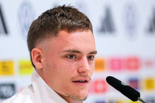 Florian Wirtz (Deutschland , 17), GER, DFB, Pressekonferenz, Fussball Herren Nationalmannschaft Deutschland, UEFA Fussball Europameisterschaft 2024,Herzogenaurach 12.06.2024. GER, DFB, Pressekonferenz, Fussball Herren Nationalmannschaft Deutschland, UEFA Fussball Europameisterschaft 2024,Herzogenaurach 12.06.2024. Herzogenaurach Copyright: xEibner-Pressefoto FlorianxWieganx EP_FWD