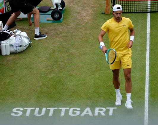 12.06.2024, Boss Open 2024, ATP, Tennis Herren Tour 250, TC Weissenhof Stuttgart, Tennis, im Bild: Lorenzo Musetti (ITA)