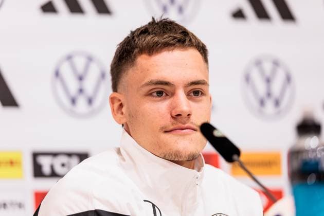 Trainingslager Vorbereitung UEFA EURO 2024 Deutschland; 12.06.2024 Florian Wirtz (Deutschland, 17) Trainingslager Vorbereitung UEFA EURO 2024 Deutschland - Pressekonferenz; HerzoBase, Herzogenaurach am 12.06.2024 Copyright: xBEAUTIFULxSPORTS Wunderlx