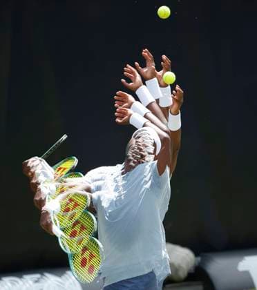 Sport Themen der Woche KW24 Sport Bilder des Tages 12.06.2024, Boss Open 2024, ATP, Tennis Herren Tour 250, TC Weissenhof Stuttgart, Tennis, im Bild: Frances Tiafoe (USA)