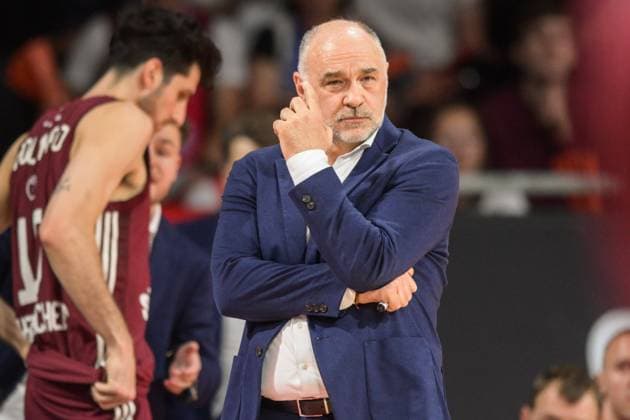 Basketball, BBL Finale 2, 20240610, FC Bayern München - Alba Berlin. Im Bild Headcoach des FC Bayern München Pablo LASO Portrait Oberkörper halbe Figur angeschnittenes Einzelmotiv. München BMW Park Bayern Deutschland Copyright: Passion2Press MarkusxFischerx