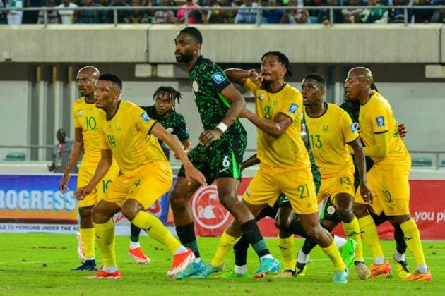 UYO, NIGERIA - JUNE 7: Semi Ajayi of Nigeria during the 2026 FIFA World Cup, WM, Weltmeisterschaft, Fussball Qualifier match between Nigeria and South Africa at Goodswill Akpabio International Stadium on June 7, 2024 in Uyo, Nigeria. Photo by Abdul Momoh Copyright: xx