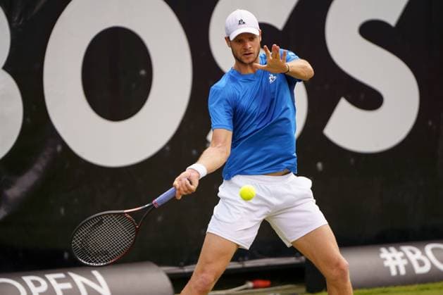 BOSS Open ATP, Tennis Herren 250 2024; Stuttgart, 12.06.2024 Yannick Hanfmann (GER, Deutschland); BOSS Open 2024, ATP 250, Anlage des TC Weissenhof am 12.06.2024, Stuttgart. Copyright: xBEAUTIFULxSPORTSx Pajonkx