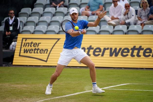 BOSS Open ATP, Tennis Herren 250 2024; Stuttgart, 12.06.2024 Yannick Hanfmann (GER, Deutschland); BOSS Open 2024, ATP 250, Anlage des TC Weissenhof am 12.06.2024, Stuttgart. Copyright: xBEAUTIFULxSPORTSx Pajonkx