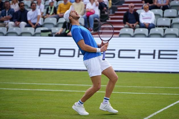 BOSS Open ATP, Tennis Herren 250 2024; Stuttgart, 12.06.2024 Yannick Hanfmann (GER, Deutschland); BOSS Open 2024, ATP 250, Anlage des TC Weissenhof am 12.06.2024, Stuttgart. Copyright: xBEAUTIFULxSPORTSx Pajonkx