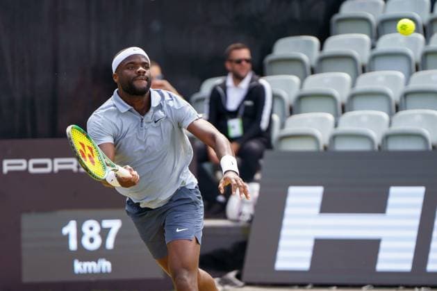 BOSS Open ATP, Tennis Herren 250 2024; Stuttgart, 12.06.2024 Frances Tiafoe (USA, Vereinigte Staaten von Amerika); BOSS Open 2024, ATP 250, Anlage des TC Weissenhof am 12.06.2024, Stuttgart. Copyright: xBEAUTIFULxSPORTSx Pajonkx