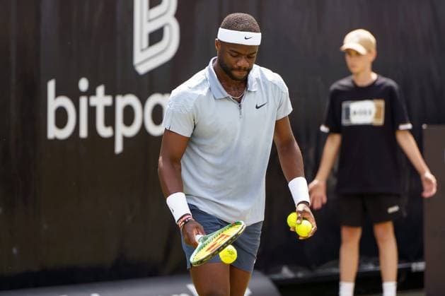 BOSS Open ATP, Tennis Herren 250 2024; Stuttgart, 12.06.2024 Frances Tiafoe (USA, Vereinigte Staaten von Amerika); BOSS Open 2024, ATP 250, Anlage des TC Weissenhof am 12.06.2024, Stuttgart. Copyright: xBEAUTIFULxSPORTSx Pajonkx