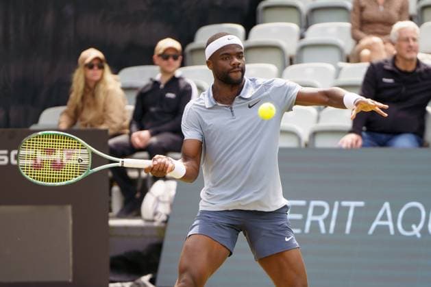 BOSS Open ATP, Tennis Herren 250 2024; Stuttgart, 12.06.2024 Frances Tiafoe (USA, Vereinigte Staaten von Amerika); BOSS Open 2024, ATP 250, Anlage des TC Weissenhof am 12.06.2024, Stuttgart. Copyright: xBEAUTIFULxSPORTSx Pajonkx
