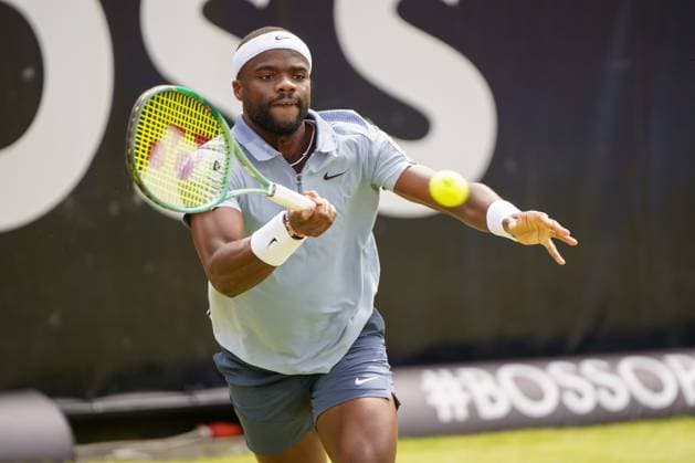 BOSS Open ATP, Tennis Herren 250 2024; Stuttgart, 12.06.2024 Frances Tiafoe (USA, Vereinigte Staaten von Amerika); BOSS Open 2024, ATP 250, Anlage des TC Weissenhof am 12.06.2024, Stuttgart. Copyright: xBEAUTIFULxSPORTSx Pajonkx