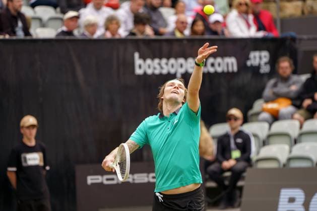 BOSS Open ATP, Tennis Herren 250 2024; Stuttgart, 12.06.2024 Alexander Bublik (KAZ, Kazasachstan); BOSS Open 2024, ATP 250, Anlage des TC Weissenhof am 12.06.2024, Stuttgart. Copyright: xBEAUTIFULxSPORTSx Pajonkx