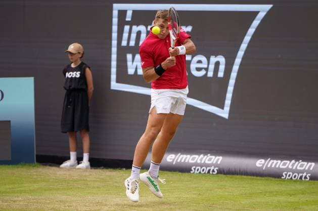 BOSS Open ATP, Tennis Herren 250 2024; Stuttgart, 12.06.2024 Hamad Medjedovic (SRB, Serbien); BOSS Open 2024, ATP 250, Anlage des TC Weissenhof am 12.06.2024, Stuttgart. Copyright: xBEAUTIFULxSPORTSx Pajonkx