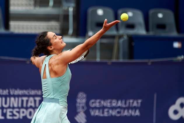 BBVA Open Internacional of Valencia on June 12, 2024 Martina Trevisan from Italy in action during the BBVA Open Internacional of Valencia on June 12, 2024 at Sporting Tenis Valencia (Valencia,BBVA Open Internacional of Valencia on June 12, 2024). Valencia Sporting Tenis Valencia Valencia Spain Copyright: xGrupoxNostresportx