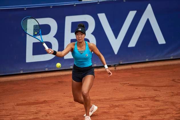 BBVA Open Internacional of Valencia on June 12, 2024 Ann Li from USA in action during the BBVA Open Internacional of Valencia on June 12, 2024 at Sporting Tenis Valencia (Valencia,BBVA Open Internacional of Valencia on June 12, 2024). Valencia Sporting Tenis Valencia Valencia Spain Copyright: xGrupoxNostresportx