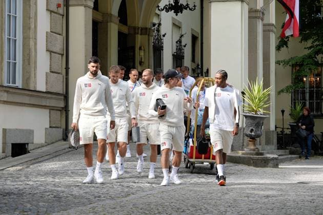 Berlin,12.06.2024 UEFA EURO, EM, Europameisterschaft,Fussball 2024,Schlosshotel im Grunewald im Ortsteil Grunewald.Basislager der Österreichische Fußballnationalmannschaft,Trainer Ralf Rangnick