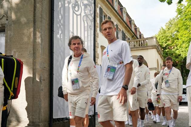 Berlin,12.06.2024 UEFA EURO, EM, Europameisterschaft,Fussball 2024,Schlosshotel im Grunewald im Ortsteil Grunewald.Basislager der Österreichische Fußballnationalmannschaft,Trainer Ralf Rangnick