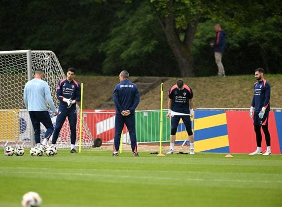 PXL_CRO football team training Croatian national football team during their training in Neuruppin, Germany on 12. June 2024. MarkoxLukunic PIXSELL