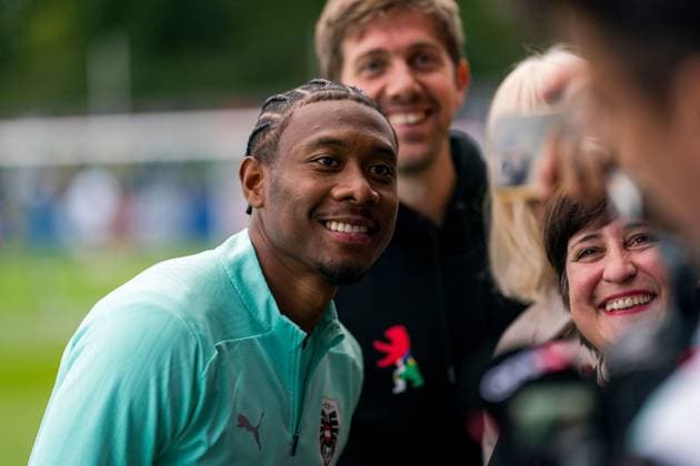 SOCCER - UEFA EURO, EM, Europameisterschaft,Fussball 2024 BERLIN,GERMANY,12.JUN.24 - SOCCER -UEFA EURO 2024, OEFB, Oesterreichischer Fussball-Bund, training. Image shows David Alaba (AUT).  GEPAxpictures xJohannesxFriedl