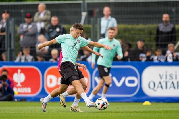 SOCCER - UEFA EURO, EM, Europameisterschaft,Fussball 2024 BERLIN,GERMANY,12.JUN.24 - SOCCER -UEFA EURO 2024, OEFB, Oesterreichischer Fussball-Bund, training. Image shows Michael Gregoritsch (AUT).  GEPAxpictures xJohannesxFriedl