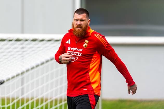 Martin Adam (9, Ungarn) GER, Oeffentliches Training Ungarische Nationalmannschaft, Fussball, Euro, UEFA, 12.06.2024, GER, Oeffentliches Training Ungarische Nationalmannschaft, Fussball, Euro, UEFA, 12.06.2024 Weiler im Allgaeu Copyright: xEibner-Pressefoto FlorianxWolfx EP_FWF