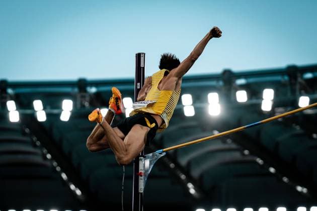 Sport Themen der Woche KW24 Sport Bilder des Tages Oleg Zernikel (ASV Landau, Germany), Pole Vault men (Stabhochsprung Maenner), ITA, Leichtathletik, Athletics, European Athletics Championships Rome, Leichtathletik Europameisterschaften Rom 2024, 12.06.2024, ITA, Leichtathletik, Athletics, European Athletics Championships Rome, Leichtathletik Europameisterschaften Rom 2024, 12.06.2024 Rom *** Oleg Zernikel ASV Landau, Germany , Pole Vault men Pole Vault Maenner , ITA, Leichtathletik, Athletics, European Athletics Championships Rome, Leichtathletik Europameisterschaften Rom 2024, 12 06 2024, ITA, Leichtathletik, Athletics, European Athletics Championships Rome, Leichtathletik Europameisterschaften Rom 2024, 12 06 2024 Rome Copyright: xStefanxMayerx EP_SMR