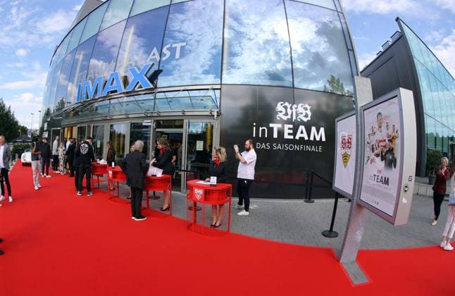 12.06.24 VfB Stuttgart Premierenveranstaltung Dokumentation VfBinTeam als Kinofilm Deutschland, Leonberg, 12.06.2024, Fussball, Bundesliga, VfB Stuttgart, Premierenveranstaltung Dokumentation VfBinTeam als Kinofilm im Traumpalast Kino Leonberg: .
