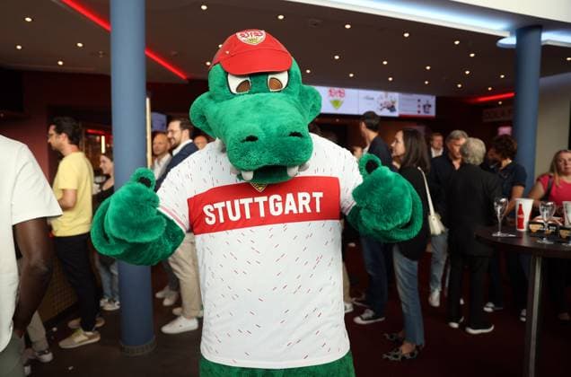 12.06.24 VfB Stuttgart Premierenveranstaltung Dokumentation VfBinTeam als Kinofilm Deutschland, Leonberg, 12.06.2024, Fussball, Bundesliga, VfB Stuttgart, Premierenveranstaltung Dokumentation VfBinTeam als Kinofilm im Traumpalast Kino Leonberg: Fritzle.