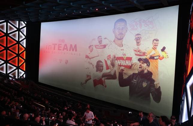 12.06.24 VfB Stuttgart Premierenveranstaltung Dokumentation VfBinTeam als Kinofilm Deutschland, Leonberg, 12.06.2024, Fussball, Bundesliga, VfB Stuttgart, Premierenveranstaltung Dokumentation VfBinTeam als Kinofilm im Traumpalast Kino Leonberg: .