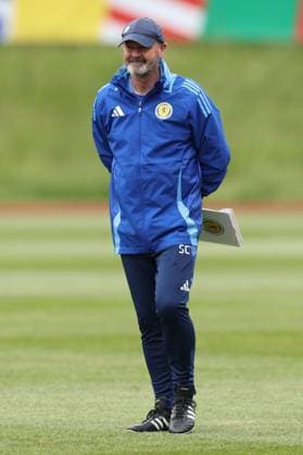 Steve Clarke, Scotland manager Scotland Training Session, UEFA European Championship, EM, Europameisterschaft 2024, Group A Football, Stadion am Groben, Garmisch-Partenkirchen, Germany, 13 Jun 2024 EDITORIAL USE ONLY No use with unauthorised audio, video, data, fixture lists, club league logos or live services. Online in-match use limited to 120 images, no video emulation. No use in betting, games or single club league player publications. Copyright: xPaulxCurrie Shutterstockx 14523767h