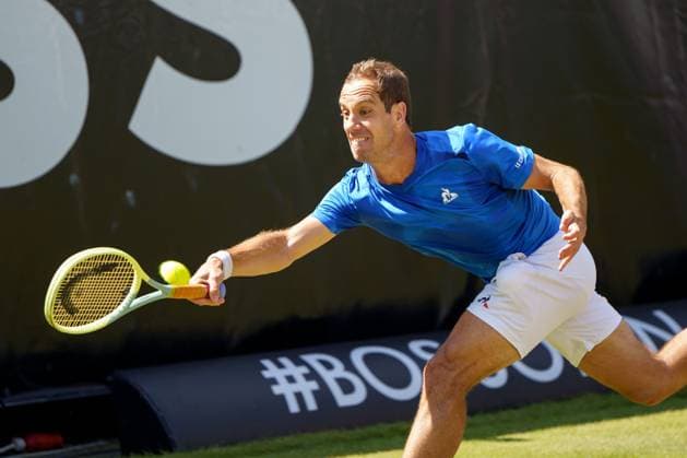 BOSS Open ATP, Tennis Herren 250 2024; Stuttgart, 13.06.2024 Richard Gasquet (FRA, Frankreich); BOSS Open 2024, ATP 250, Anlage des TC Weissenhof am 13.06.2024, Stuttgart. Copyright: xBEAUTIFULxSPORTSx Pajonkx