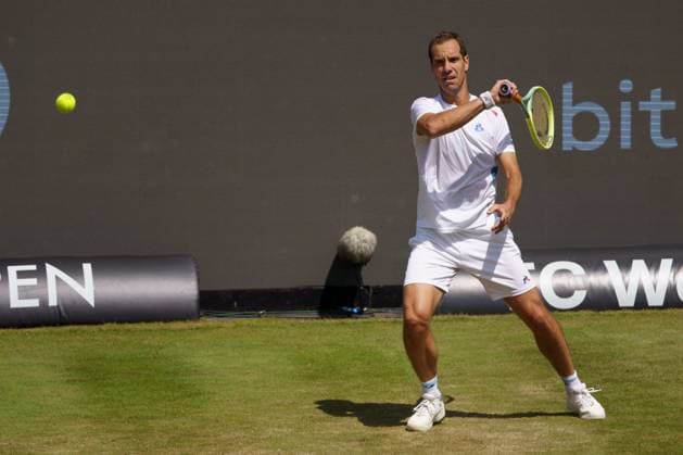 BOSS Open ATP, Tennis Herren 250 2024; Stuttgart, 13.06.2024 Richard Gasquet (FRA, Frankreich); BOSS Open 2024, ATP 250, Anlage des TC Weissenhof am 13.06.2024, Stuttgart. Copyright: xBEAUTIFULxSPORTSx Pajonkx