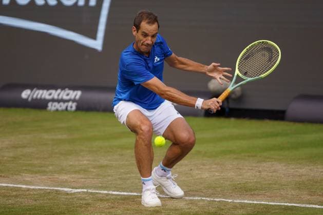 BOSS Open ATP, Tennis Herren 250 2024; Stuttgart, 13.06.2024 Richard Gasquet (FRA, Frankreich); BOSS Open 2024, ATP 250, Anlage des TC Weissenhof am 13.06.2024, Stuttgart. Copyright: xBEAUTIFULxSPORTSx Pajonkx