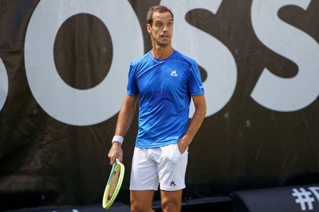 BOSS Open ATP, Tennis Herren 250 2024; Stuttgart, 13.06.2024 Richard Gasquet (FRA, Frankreich); BOSS Open 2024, ATP 250, Anlage des TC Weissenhof am 13.06.2024, Stuttgart. Copyright: xBEAUTIFULxSPORTSx Pajonkx