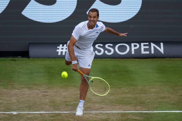 BOSS Open ATP, Tennis Herren 250 2024; Stuttgart, 13.06.2024 Richard Gasquet (FRA, Frankreich); BOSS Open 2024, ATP 250, Anlage des TC Weissenhof am 13.06.2024, Stuttgart. Copyright: xBEAUTIFULxSPORTSx Pajonkx