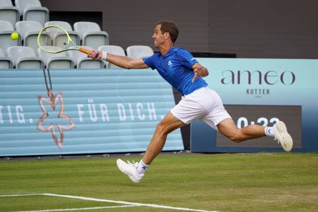 BOSS Open ATP, Tennis Herren 250 2024; Stuttgart, 13.06.2024 Richard Gasquet (FRA, Frankreich); BOSS Open 2024, ATP 250, Anlage des TC Weissenhof am 13.06.2024, Stuttgart. Copyright: xBEAUTIFULxSPORTSx Pajonkx