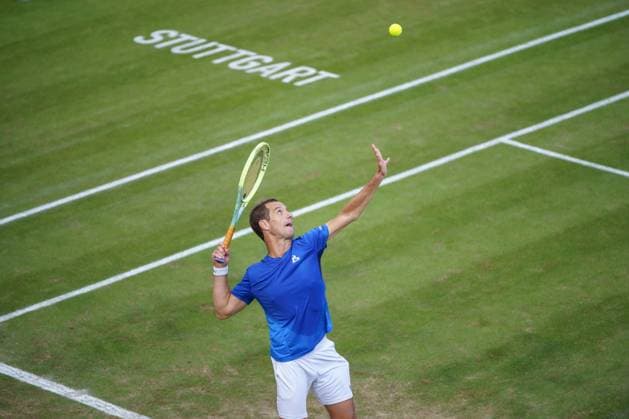 BOSS Open ATP, Tennis Herren 250 2024; Stuttgart, 13.06.2024 Richard Gasquet (FRA, Frankreich); BOSS Open 2024, ATP 250, Anlage des TC Weissenhof am 13.06.2024, Stuttgart. Copyright: xBEAUTIFULxSPORTSx Pajonkx