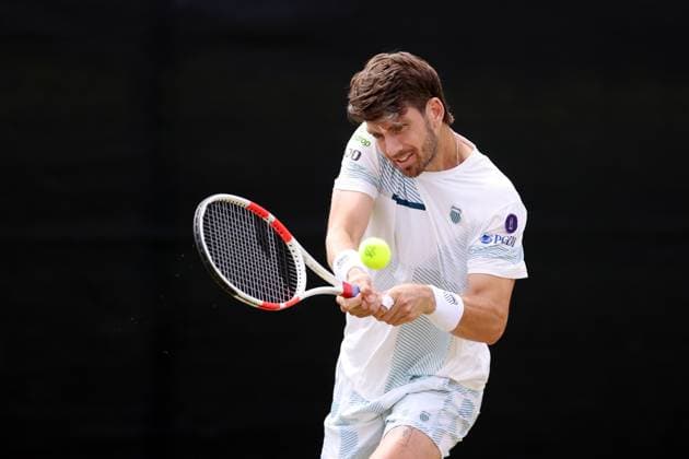 Cameron Norrie during a round of 16 match against Jack Pinnington Jones Rothesay Open Nottingham, Day 4, Tennis, Lexus Nottingham Tennis Centre, Nottingham, UK - 13 June 2024  Copyright: xRyanxBrowne Shutterstockx 14523730a