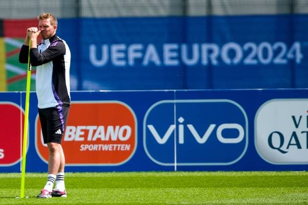 Julian Nagelsmann (Deutschland , Trainer), GER, Abschlusstraining MD-1, Maenner Nationalmannschaft vor Deutschland vs Schottland, UEFA Europameisterschaft 2024, Fussball, Herzogenaurach, 13.06.2024. GER, Abschlusstraining MD-1, Maenner Nationalmannschaft vor Deutschland vs Schottland, UEFA Europameisterschaft 2024, Fussball, Herzogenaurach, 13.06.2024. Herzogenaurach Copyright: xEibner-Pressefoto FlorianxWieganx EP_FWD