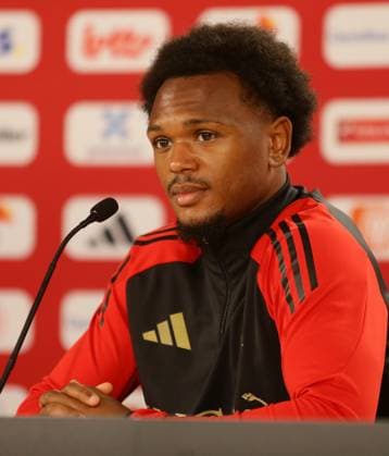 Freiberg , Fußball Nationalmannschaft Belgien Pressekonferenz , Lois Openda