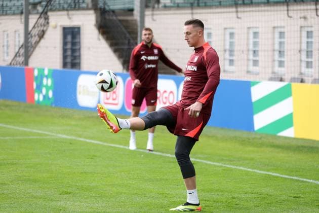 EURO 2024, Nationalteam Polen, Training HANOWER 13.06.2024 TRENING REPREZENTACJI POLSKI NA EURO 2024 --- POLISH FOOTBALL national team, Nationalteam TRAINING SESSION ON EURO 2024 IN HANOVER MARCIN BULKA FOT. PIOTR KUCZA FOTOPYK NEWSPIX.PL --- Newspix.pl  240613PYK041