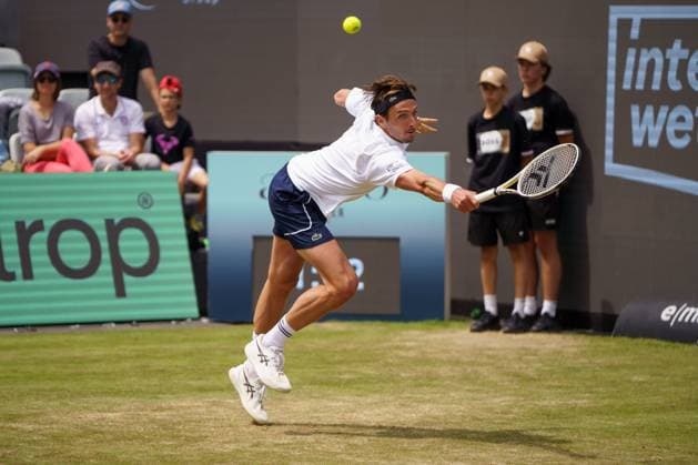 BOSS Open ATP, Tennis Herren 250 2024; Stuttgart, 13.06.2024 Arthur Rinderknech (FRA, Frankreich); BOSS Open 2024, ATP 250, Anlage des TC Weissenhof am 13.06.2024, Stuttgart. Copyright: xBEAUTIFULxSPORTSx Pajonkx