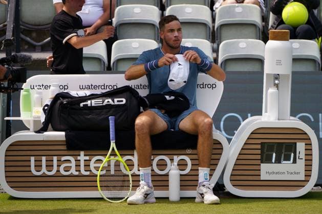 BOSS Open ATP, Tennis Herren 250 2024; Stuttgart, 13.06.2024 Jan-Lennard Struff (GER, Deutschland); BOSS Open 2024, ATP 250, Anlage des TC Weissenhof am 13.06.2024, Stuttgart. Copyright: xBEAUTIFULxSPORTSx Pajonkx