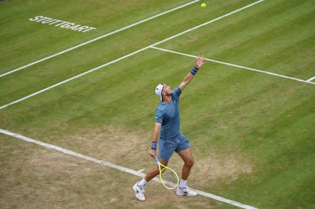 BOSS Open ATP, Tennis Herren 250 2024; Stuttgart, 13.06.2024 Jan-Lennard Struff (GER, Deutschland); BOSS Open 2024, ATP 250, Anlage des TC Weissenhof am 13.06.2024, Stuttgart. Copyright: xBEAUTIFULxSPORTSx Pajonkx